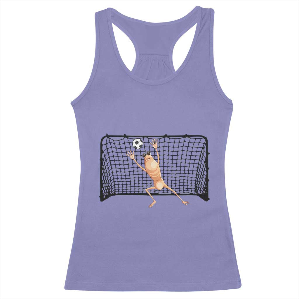 Funny Marcus The Worm Soccer Goalkeeper Gift Racerback Tank Top