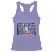 Funny Marcus The Worm Soccer Goalkeeper Gift Racerback Tank Top
