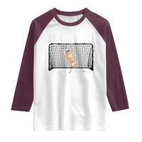 Funny Marcus The Worm Soccer Goalkeeper Gift Raglan Shirt