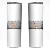 Funny Marcus The Worm Soccer Goalkeeper Gift Skinny Tumbler