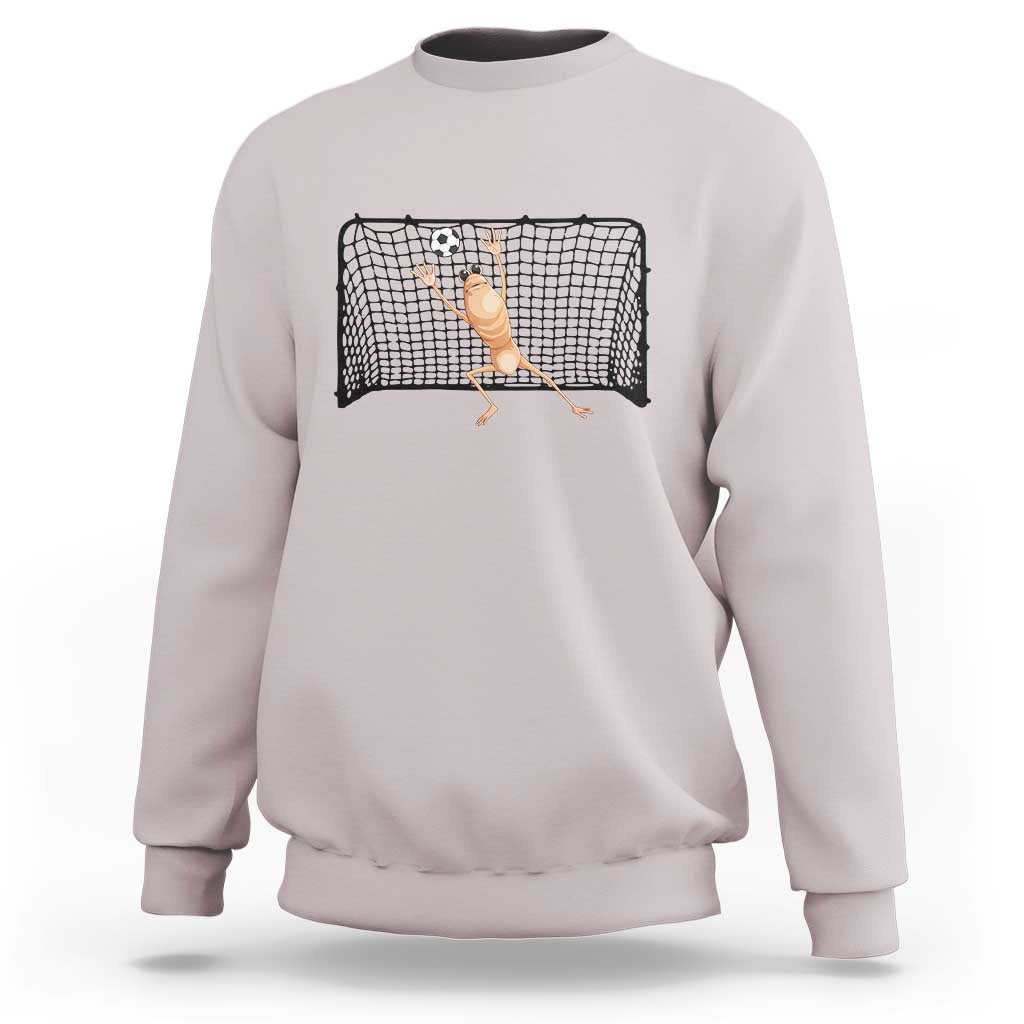 Funny Marcus The Worm Soccer Goalkeeper Gift Sweatshirt