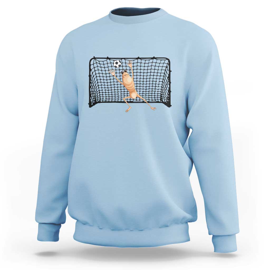 Funny Marcus The Worm Soccer Goalkeeper Gift Sweatshirt