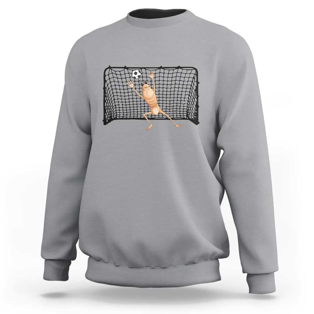 Funny Marcus The Worm Soccer Goalkeeper Gift Sweatshirt