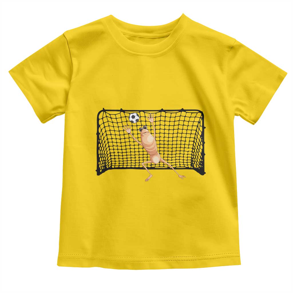 Funny Marcus The Worm Soccer Goalkeeper Gift Toddler T Shirt