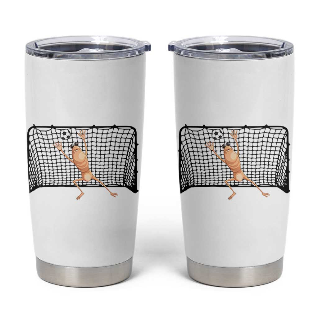 Funny Marcus The Worm Soccer Goalkeeper Gift Tumbler Cup
