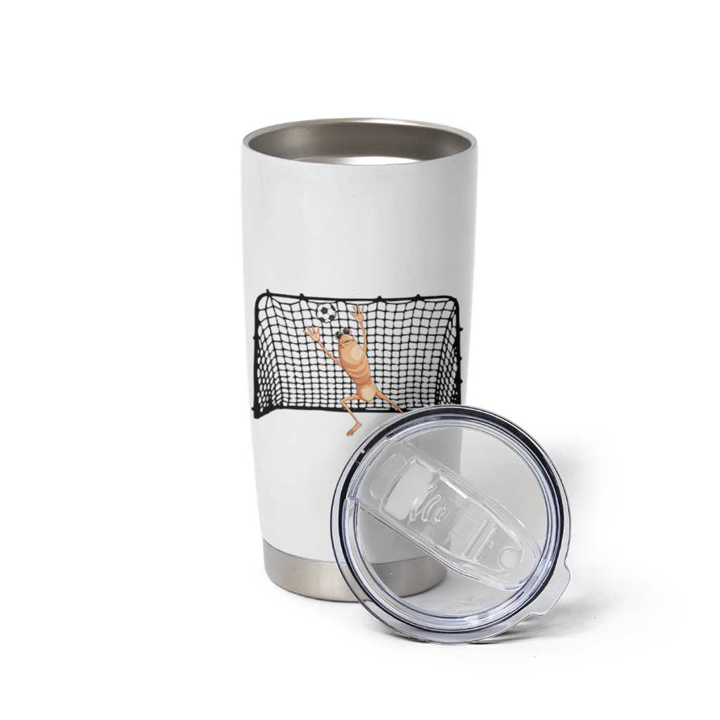 Funny Marcus The Worm Soccer Goalkeeper Gift Tumbler Cup