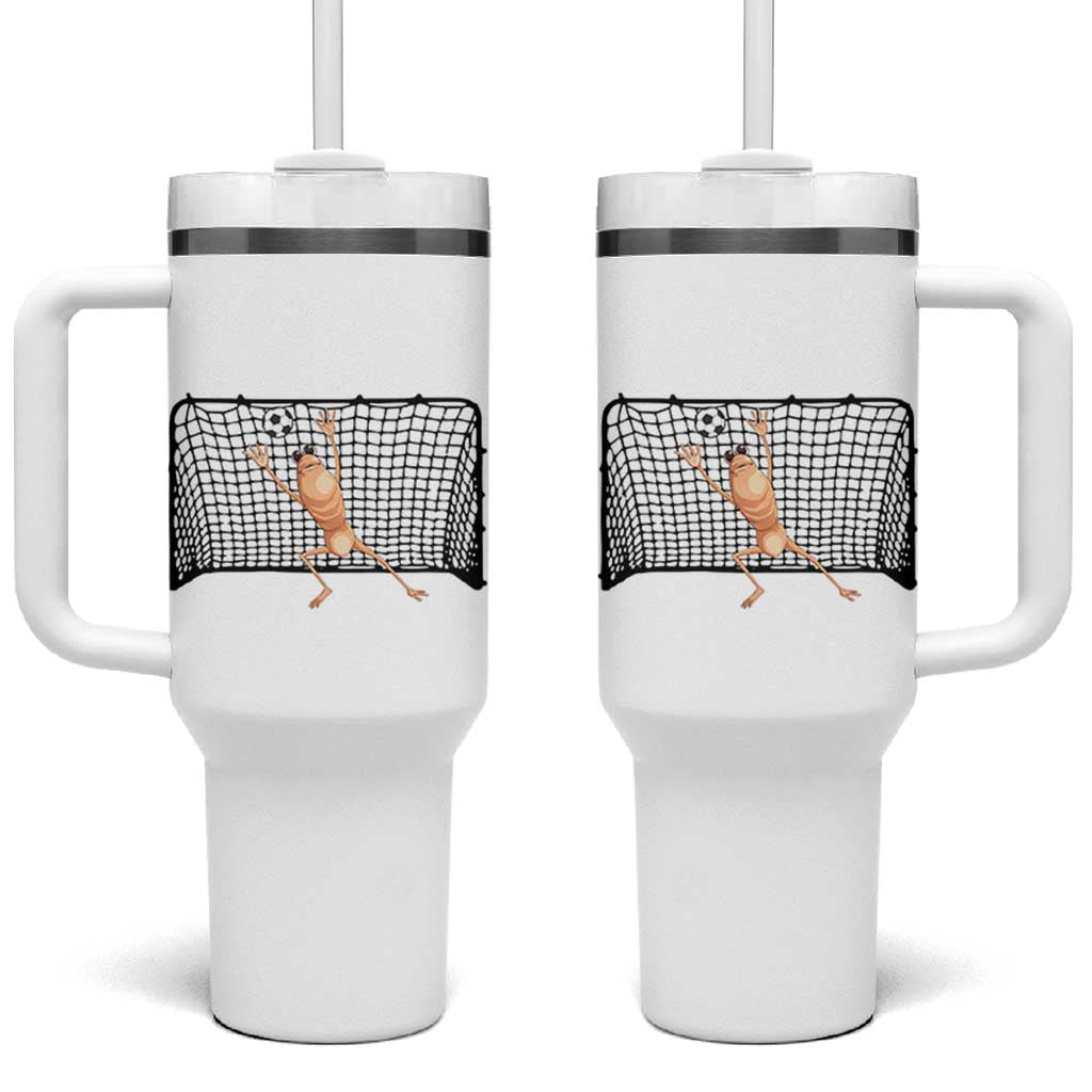 Funny Marcus The Worm Soccer Goalkeeper Gift Tumbler With Handle