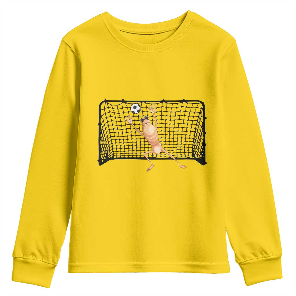 Funny Marcus The Worm Soccer Goalkeeper Gift Youth Sweatshirt
