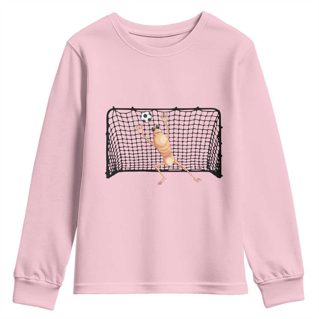 Funny Marcus The Worm Soccer Goalkeeper Gift Youth Sweatshirt