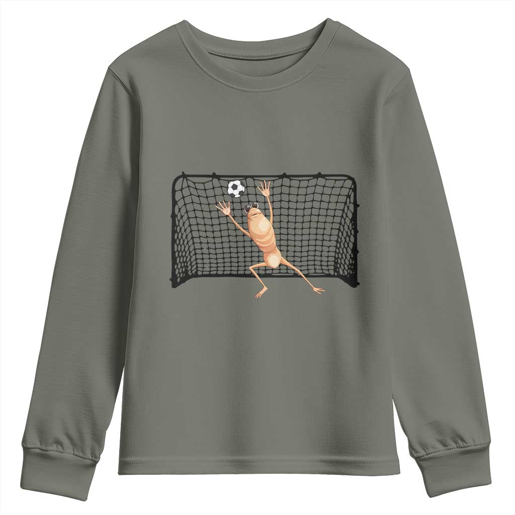Funny Marcus The Worm Soccer Goalkeeper Gift Youth Sweatshirt