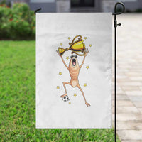 Funny Marcus The Worm Soccer Champion Garden Flag Soccer Lover
