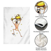 Funny Marcus The Worm Soccer Champion Garden Flag Soccer Lover