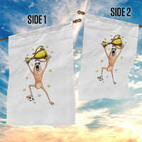 Funny Marcus The Worm Soccer Champion Garden Flag Soccer Lover