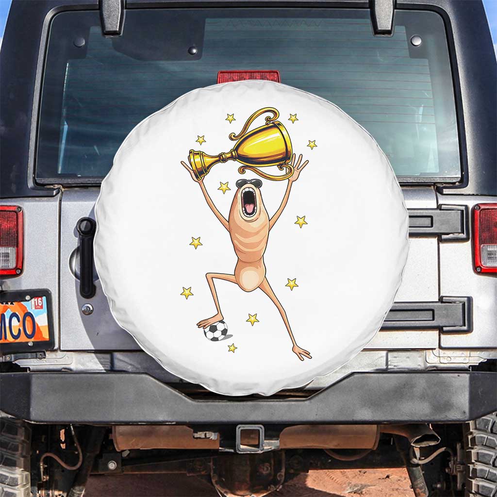 Funny Marcus The Worm Soccer Champion Spare Tire Cover Soccer Lover