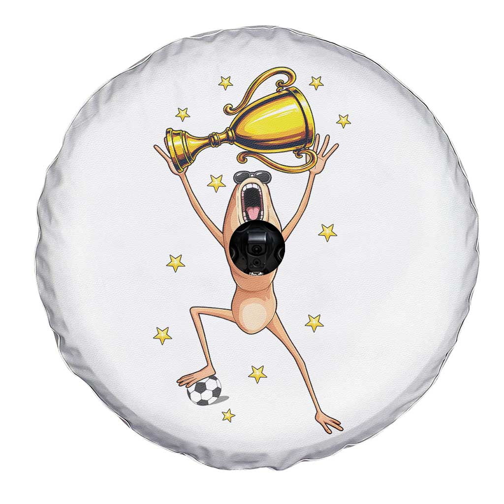 Funny Marcus The Worm Soccer Champion Spare Tire Cover Soccer Lover