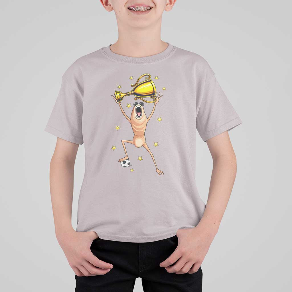 Funny Marcus The Worm Soccer Champion T Shirt For Kid Soccer Lover