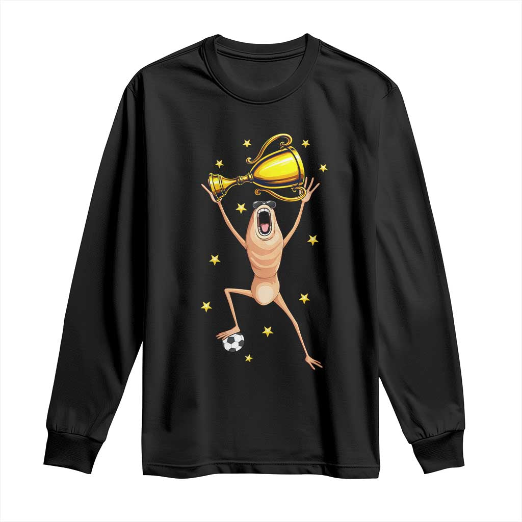 Funny Marcus The Worm Soccer Champion Long Sleeve Shirt Soccer Lover