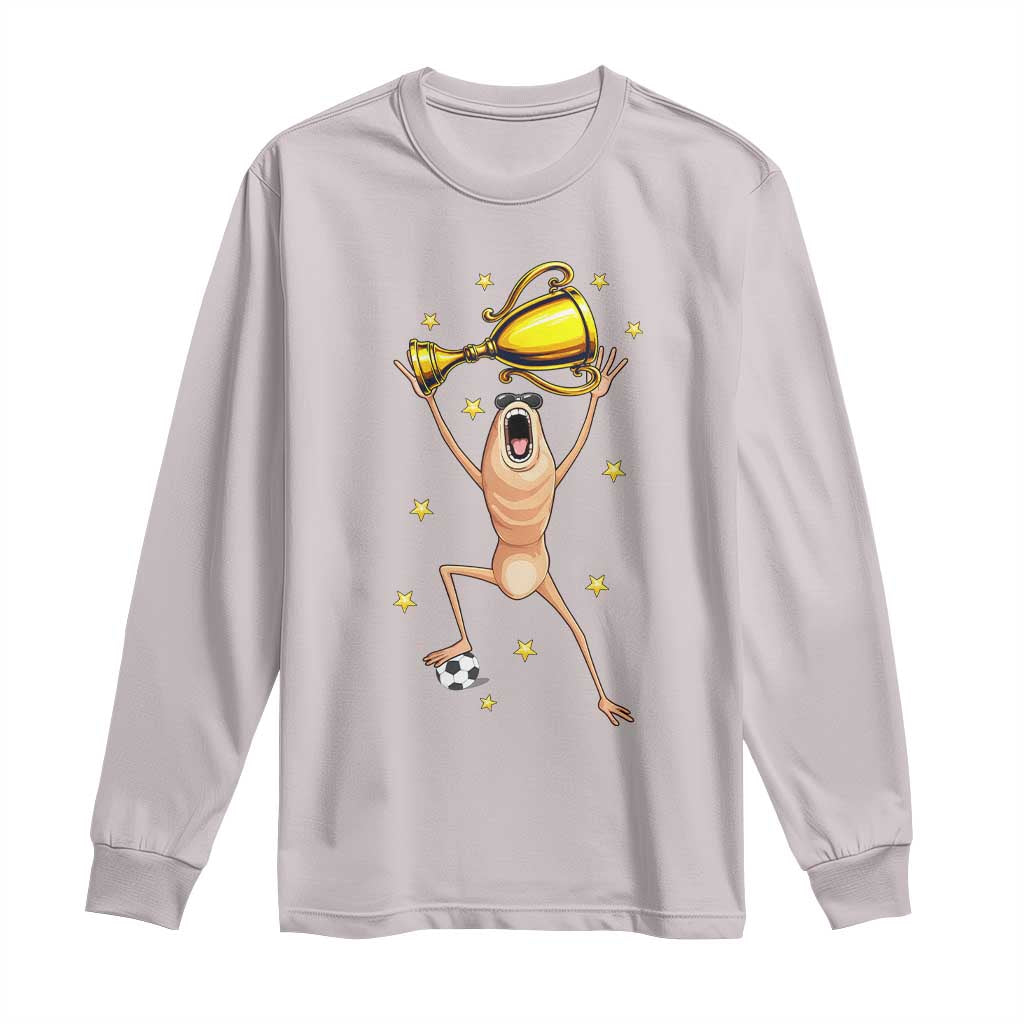 Funny Marcus The Worm Soccer Champion Long Sleeve Shirt Soccer Lover