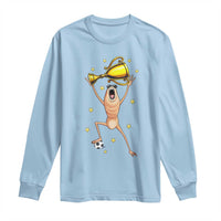 Funny Marcus The Worm Soccer Champion Long Sleeve Shirt Soccer Lover