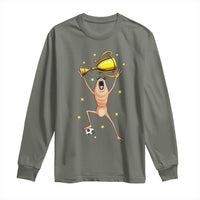 Funny Marcus The Worm Soccer Champion Long Sleeve Shirt Soccer Lover