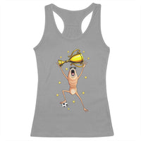Funny Marcus The Worm Soccer Champion Racerback Tank Top Soccer Lover