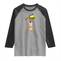 Funny Marcus The Worm Soccer Champion Raglan Shirt Soccer Lover