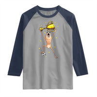 Funny Marcus The Worm Soccer Champion Raglan Shirt Soccer Lover