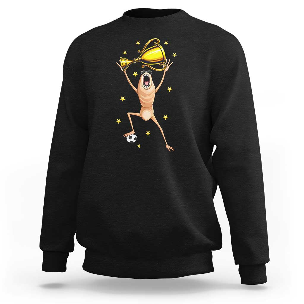 Funny Marcus The Worm Soccer Champion Sweatshirt Soccer Lover