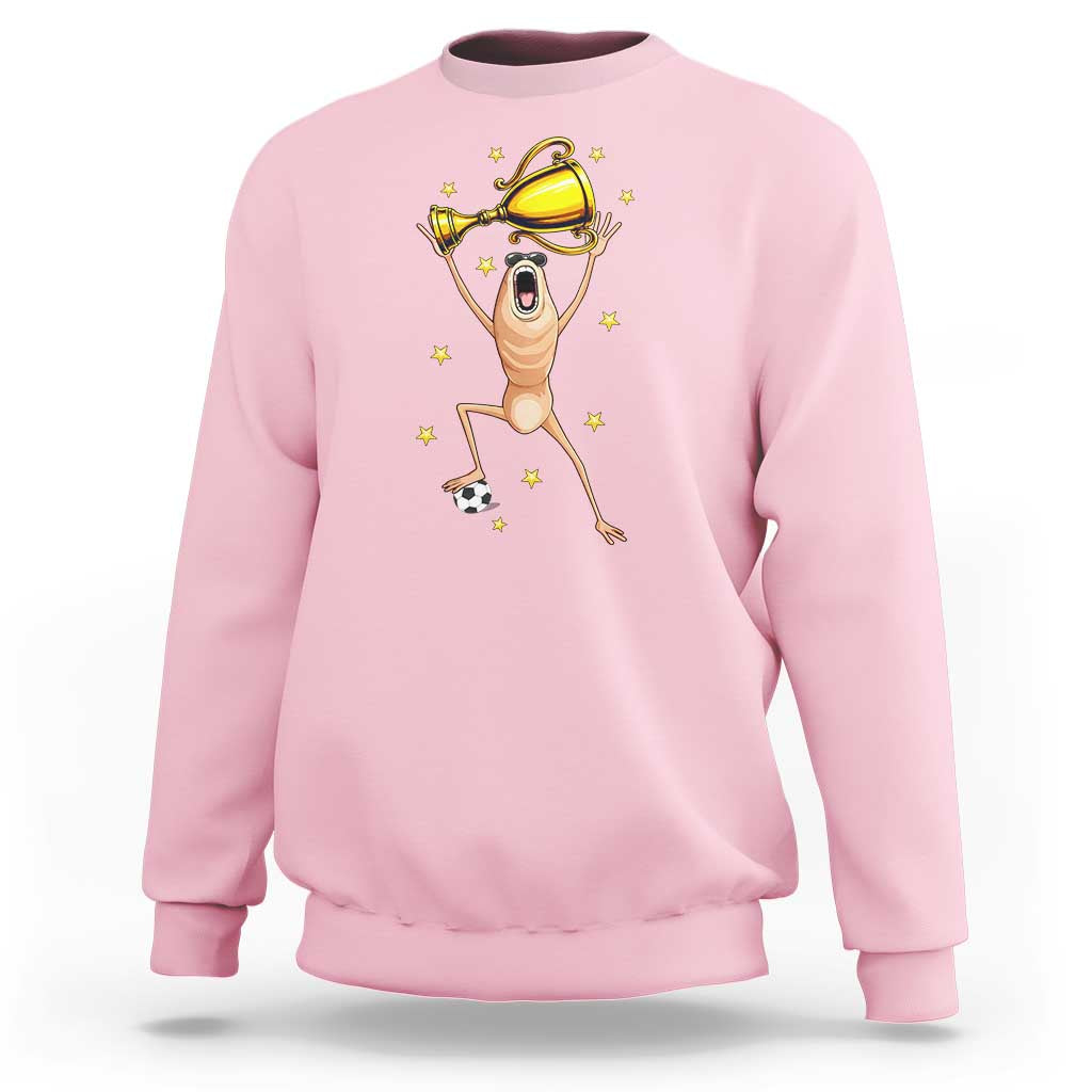 Funny Marcus The Worm Soccer Champion Sweatshirt Soccer Lover