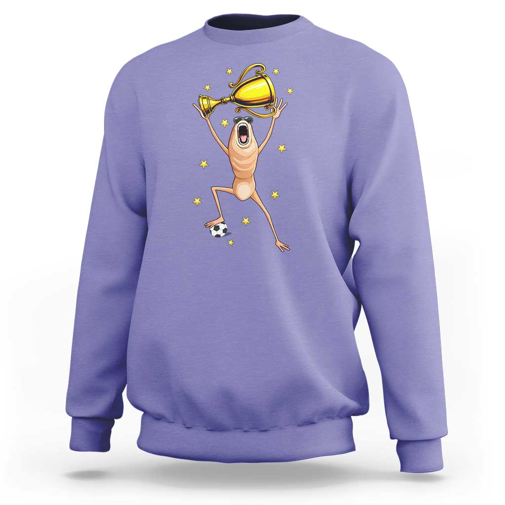 Funny Marcus The Worm Soccer Champion Sweatshirt Soccer Lover