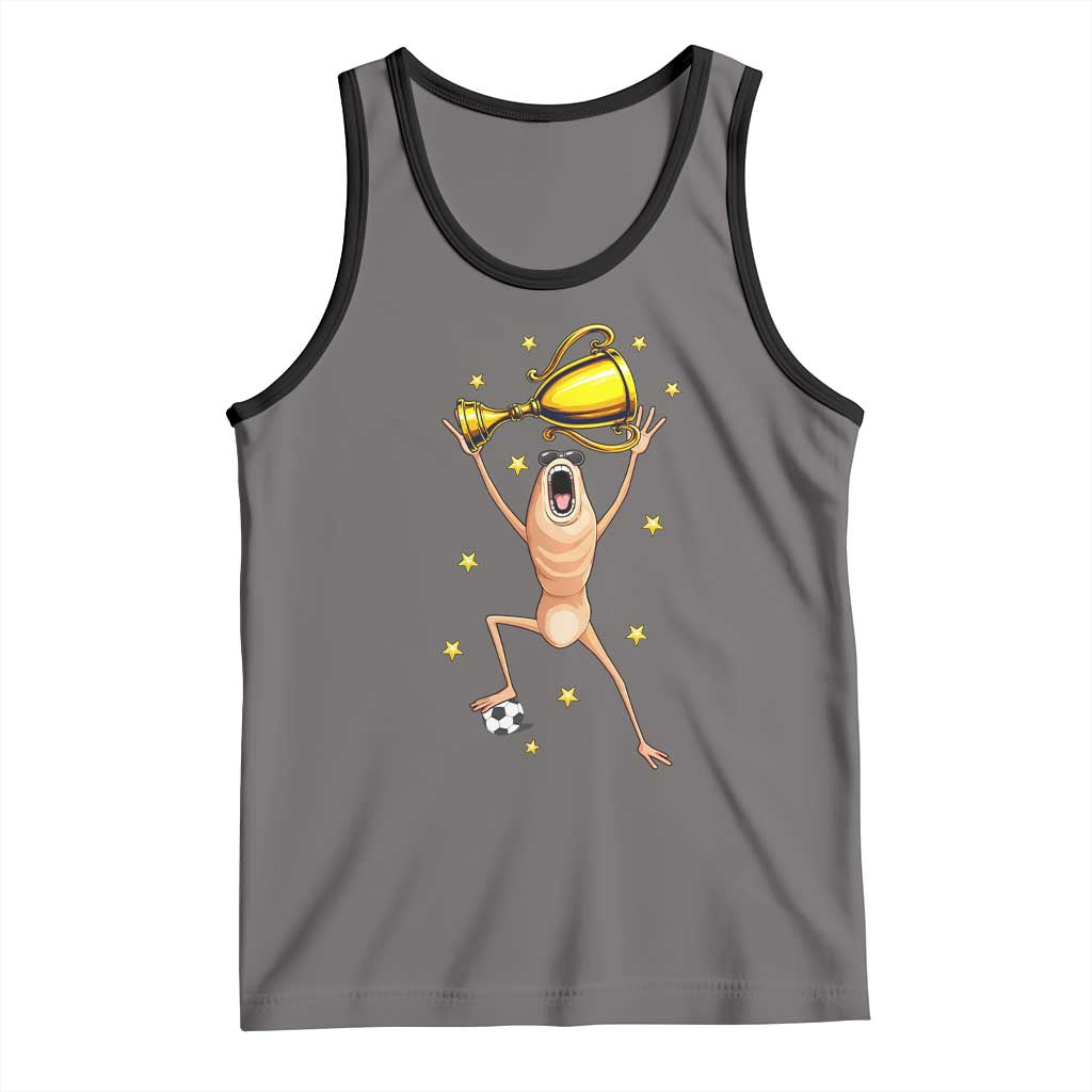 Funny Marcus The Worm Soccer Champion Tank Top Soccer Lover