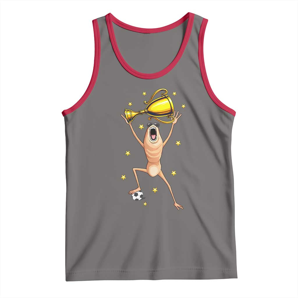 Funny Marcus The Worm Soccer Champion Tank Top Soccer Lover