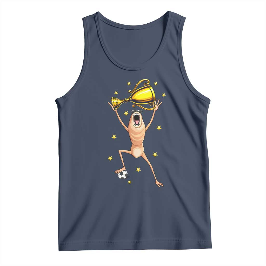 Funny Marcus The Worm Soccer Champion Tank Top Soccer Lover