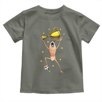 Funny Marcus The Worm Soccer Champion Toddler T Shirt Soccer Lover