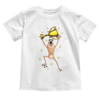 Funny Marcus The Worm Soccer Champion Toddler T Shirt Soccer Lover