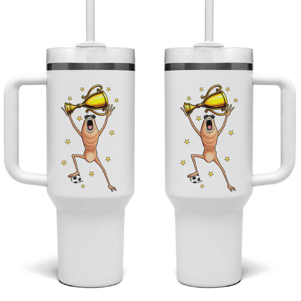 Funny Marcus The Worm Soccer Champion Tumbler With Handle Soccer Lover