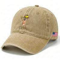 Funny Marcus The Worm Soccer Champion Washed Cotton Baseball Cap Soccer Lover