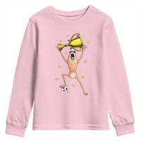 Funny Marcus The Worm Soccer Champion Youth Sweatshirt Soccer Lover