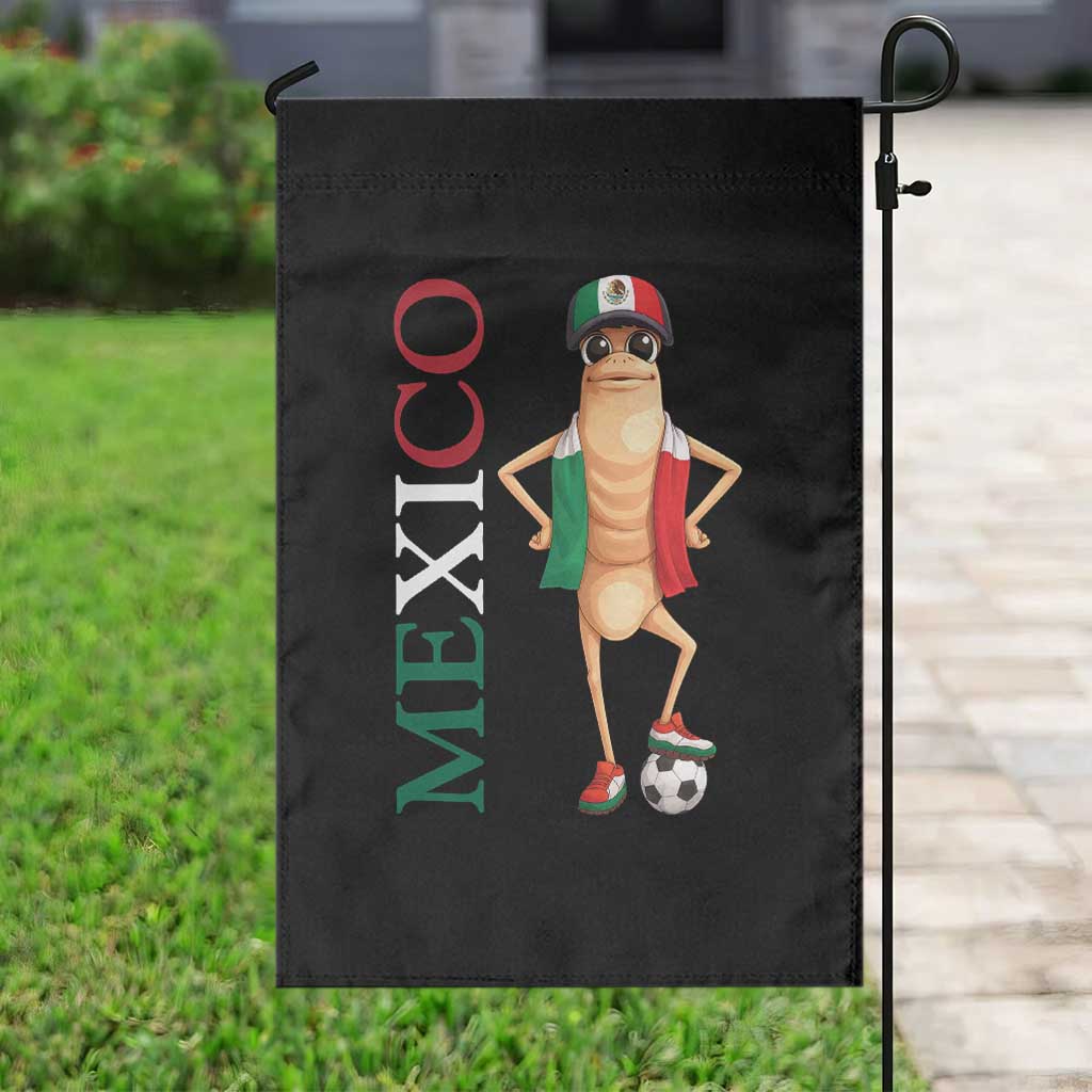 Mexico Soccer Fan Marcus The Worm Garden Flag Country Football Gift
