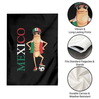 Mexico Soccer Fan Marcus The Worm Garden Flag Country Football Gift
