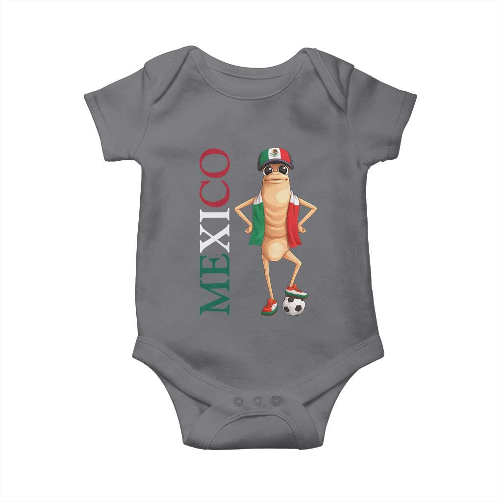 Mexico Soccer Fan Marcus The Worm Baby Onesie Country Football Gift