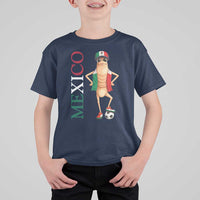 Mexico Soccer Fan Marcus The Worm T Shirt For Kid Country Football Gift