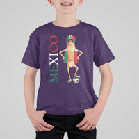 Mexico Soccer Fan Marcus The Worm T Shirt For Kid Country Football Gift