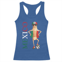 Mexico Soccer Fan Marcus The Worm Racerback Tank Top Country Football Gift