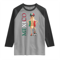 Mexico Soccer Fan Marcus The Worm Raglan Shirt Country Football Gift