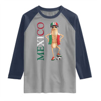 Mexico Soccer Fan Marcus The Worm Raglan Shirt Country Football Gift