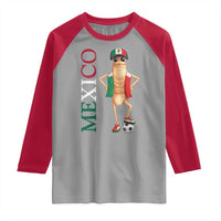 Mexico Soccer Fan Marcus The Worm Raglan Shirt Country Football Gift