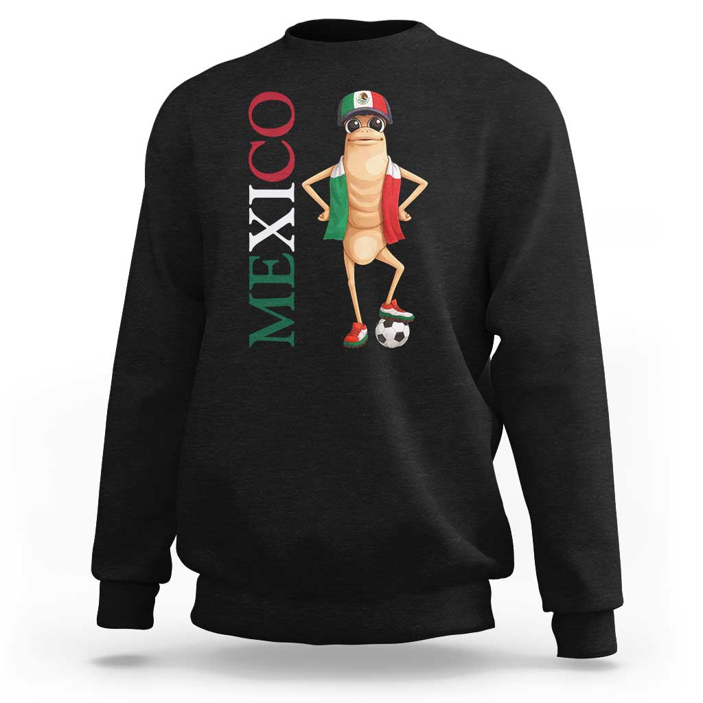 Mexico Soccer Fan Marcus The Worm Sweatshirt Country Football Gift