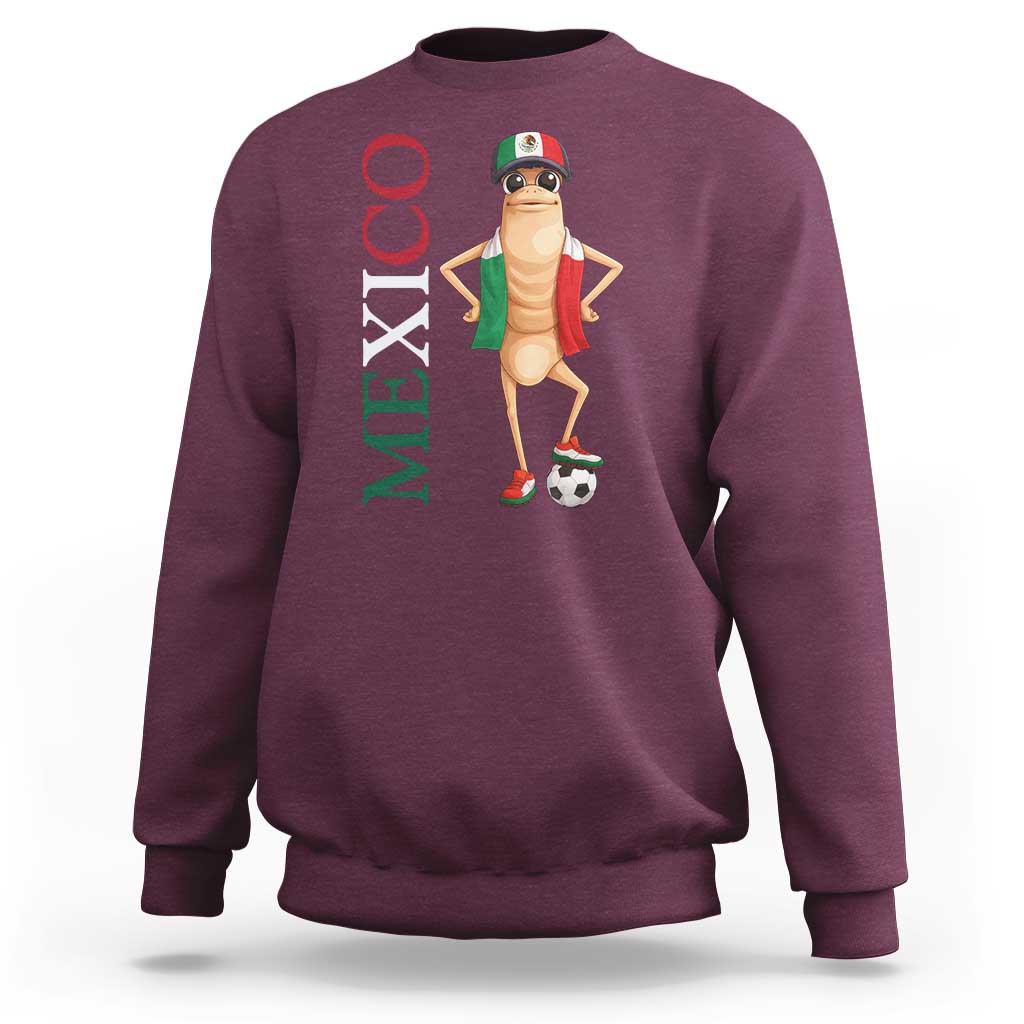 Mexico Soccer Fan Marcus The Worm Sweatshirt Country Football Gift