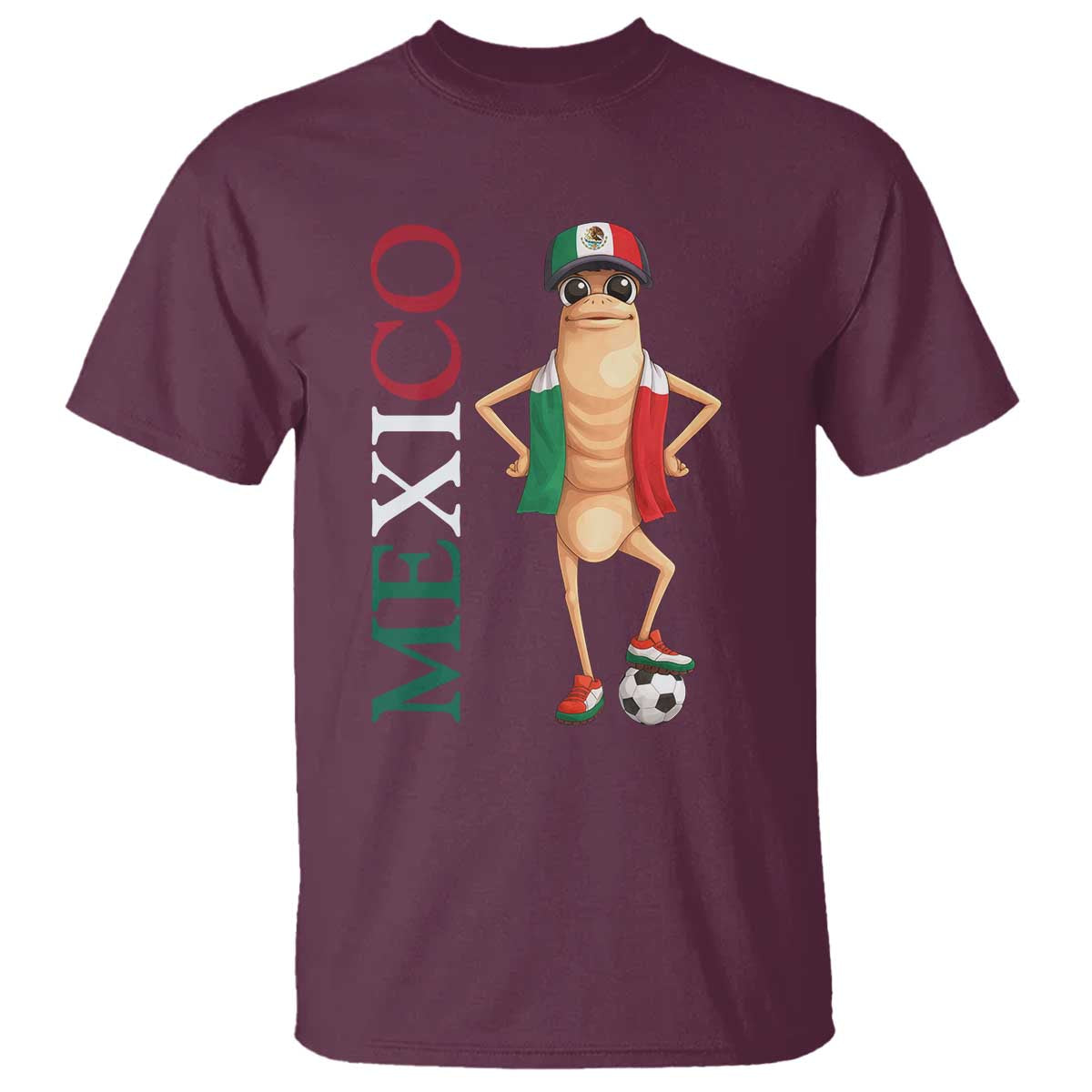 Mexico Soccer Fan Marcus The Worm T Shirt Country Football Gift